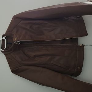 Cole Haan signature racer jacket with panels